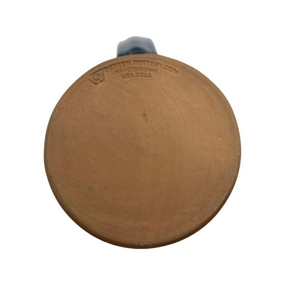 Deneen Pottery Blue Drip Coffee Mug 25th Anniversary BCTM Meeting 2011 IBM - Picture 6 of 6